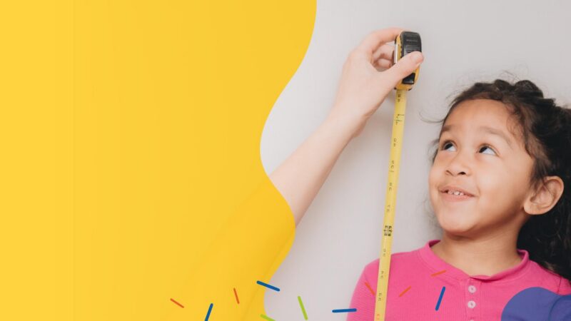 ¿Cómo medir la estatura de tus hijos desde casa?